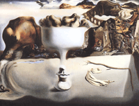 Salvador Dali - Apparition of Face and fruit dish on a beach