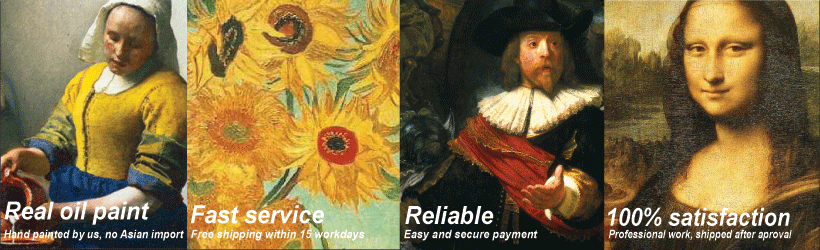Real oil paint - Fast service - Reliable - 100% satisfaction
