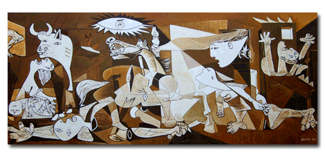 Reproduction of Guernica from Pablo Picasso - KunstReplica.nl