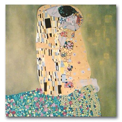 replica painting Gustav Klimt - The kiss