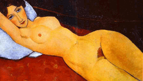 Nu couché - Amedeo Modigliani