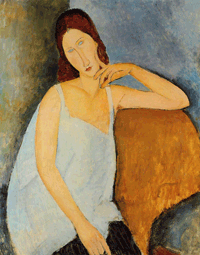 Portrait of Jeanne Hébuterne 1918 - Amedeo Modigliani